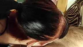 Booty slut SUCKS cock after COCK with filthy female dirty talk!