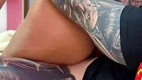 colombian model records sucking and riding her student's huge cock to orgasm