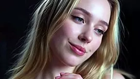 She squirts in ecstasy from massive boobs and femdom 3d orgasm bliss