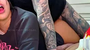 colombian model records sucking and riding her student's huge cock to orgasm