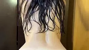 Fresh Out Shower, College Roommate Spreads Her Huge Ass for Roommate's Cock