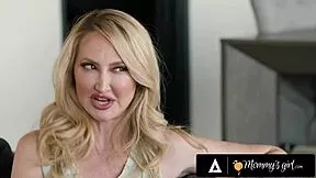 mommys lusty milf kendra james fingers licks hairy pussy turns petite asian stepbae kimmy kimm into sex plaything