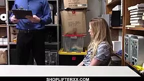 LP Officer Pounds Adira Allure's Shoplifting Pussy in Office Thrust