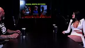 leticia braga STRIPS bare TITS and PUSSY after game pick on sheer red