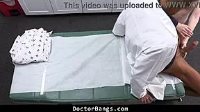 shy teen nurse patient bends over for doctor's monster cock in hospital 😈🍆🏥