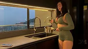 i install kitchen for skinny colombian housewife danner mendez then fuck her hard with iris rodriguez