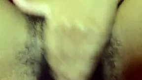 discover the hottest hairy pussy in brazil as this latina fingers to squirting orgasm