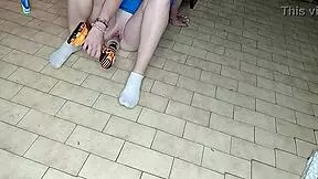 wanna know how to drill this skinny blondie with small tits till she orgasms?