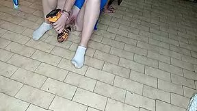 wanna know how to drill this skinny blondie with small tits till she orgasms?