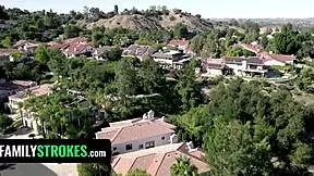 No More Teasing, I Pound My Horny Stepdaughter's Tight Pussy with Big Cock!