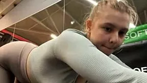 gym workout turns into hardcore fucking session