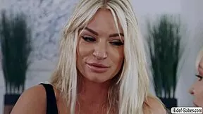 hey milf london wanna lick this petite teen's pussy in our threesome?