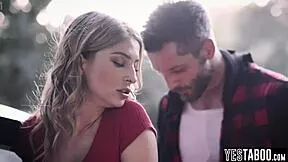 stranded again? this blonde milf hitchhiker needs your big cock pounding her hairy pussy outdoors right now