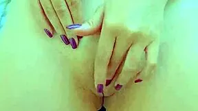 innocent desi coed rubs shaved pussy to orgasm before big cock creampie