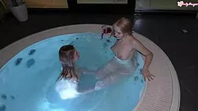 im so bored... can i lick your wet pussy?? two horny bikini blondes scissor!