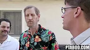 Nudist neighbors Rion King and Selina Bentz suck cock on beach