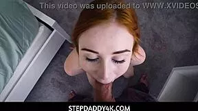 Stealing stepdad's panties leads to pounding scarlet skies
