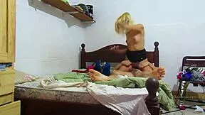18yo cutie in black miniskirt fucked by friend post-party loves stepdaddy 😍🍑👗💦