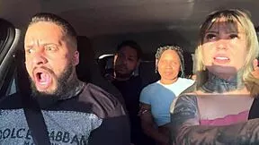 uber couple discovers we're pornstars joins car suck fest moans everywhere 🚗👅😈
