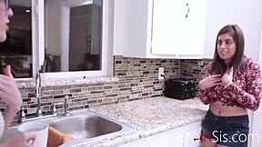 stepsis jumps in to wear my girlfriend's shoes and rides my cock instead