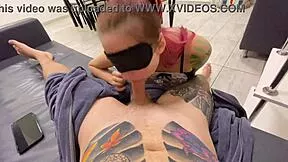 redhead latina maid sucks big cock then bends for anal doggystyle pounding