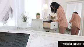 raven haired jessica lincoln fucked deep in tight asshole