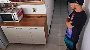 watch my husband fuck his best friend raw while he's showering... risky brazilian heat