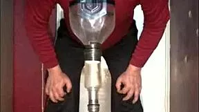 mark wright crossdresser begs public humiliation piss in mouth bottle play then hard ass fuck