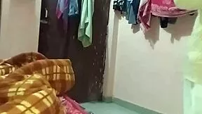 indian girl and boyfriend share close intimate moments together