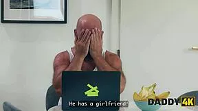 daddy4k teaches old man to hardcore fuck horny young czech teen girlfriend