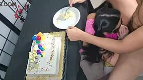 happy 18th to my petite japanese cheating student pigtails