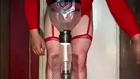 mark wright crossdresser begs public humiliation piss in mouth bottle play then hard ass fuck