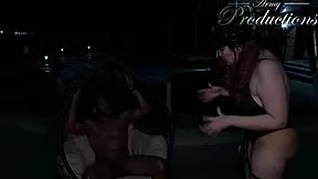 Two Horny Sluts Devour Big Black Cock in Wild Threesome