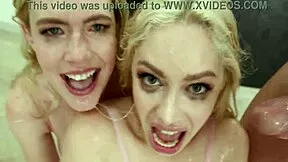 rebel rhyder battles vivian lola in wet shower fisting deepthroat gapes