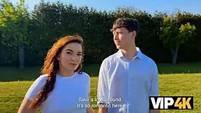 gf gets picked up outdoors by old dude for sneaky cheating fuck while cuck waits back home