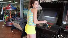 barely legal teen slut gets rough fucked in socks pov