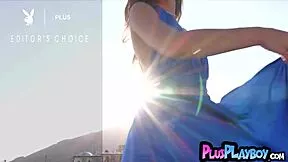 Wow! Stunning Big Tits Milf Strips Naked Revealing Amazing Petite Ass and Pussy!