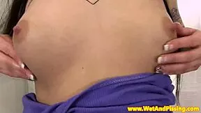 hey check this alternative piss-loving teen showing off her golden shower kinks up close