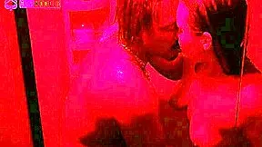 Big Tits Latina Wife Fucks Big Black Cock in Shower Bareback