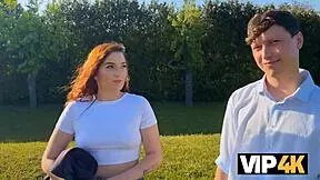 gf gets picked up outdoors by old dude for sneaky cheating fuck while cuck waits back home