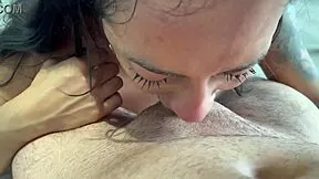 Young latina in lingerie faces rough oral then anal with messy cover-up afterward