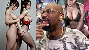 White Trans Teen Slams Tight Asian Goth Pussy! Big Breast Chun-Li Gets Mai-Style Backdoor Cum Pound From Behind!
