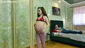 First Time Pregnant Stepsister Sucks Cock!