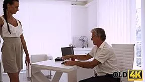 old4k: mature boss, wanna see him stretch your tight young assistant pussy instead of project work?