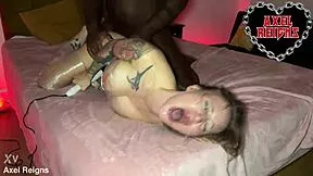 rough interracial anal a2m with petite tanned muse gaping on bbc monster cock cumshot