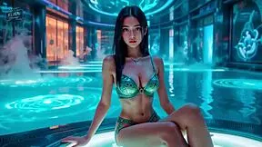 wanna watch these retro robot milfs deepthroat and ride in 3some cumshots? shaved pussies take it all