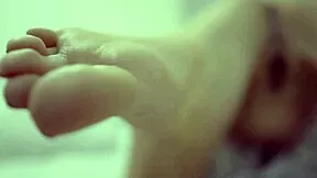 Foot fetish milf fingers pussy ass toes spits cum everywhere