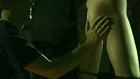 bound virgin slave spanked hard then ass fucked in tight suspension chains