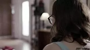Blonde babe and brunette teen learn hardcore double penetration from old man