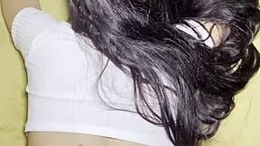 the petite brunette step sis bends over craving anal creampie her tight ass taking every inch pov style from her horny step bro